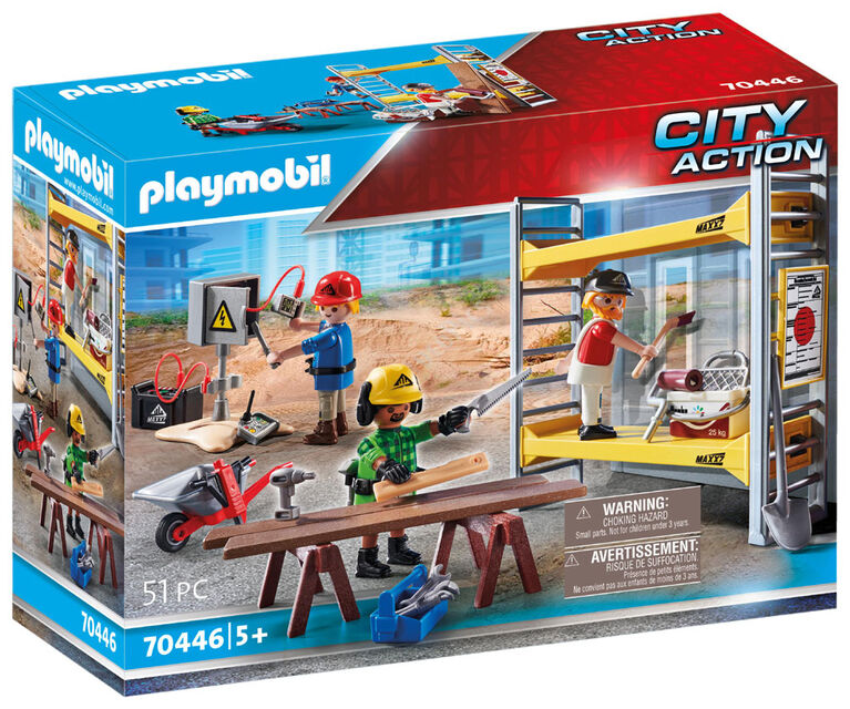Playmobil Scaffolding with Workers 70446