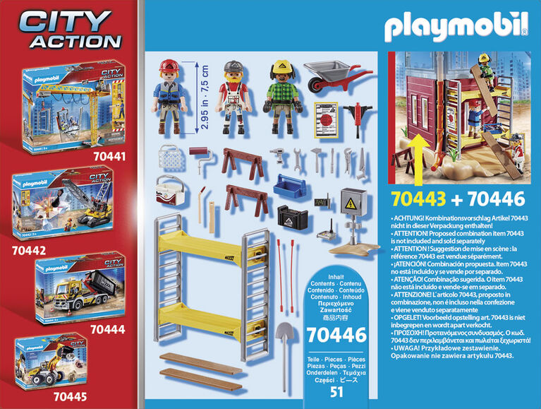 Playmobil Scaffolding with Workers 70446