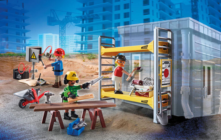 Playmobil Scaffolding with Workers 70446