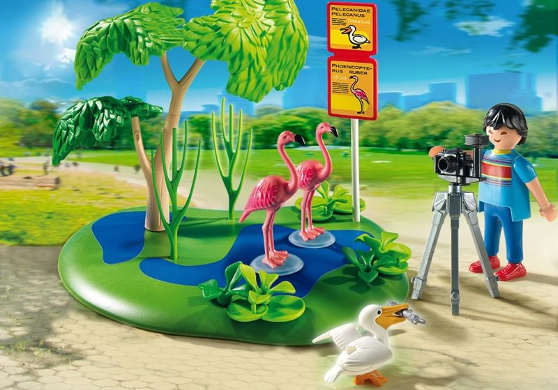 Playmobil 5967 Zoo Exhibit Flamingos
