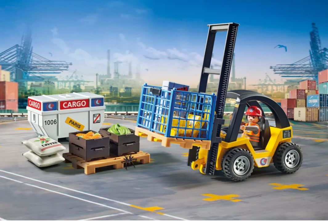 Playmobil 71528 My life Forklift truck with cargo