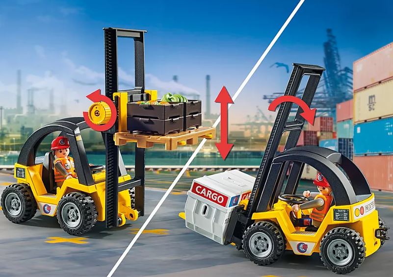 Playmobil 71528 My life Forklift truck with cargo