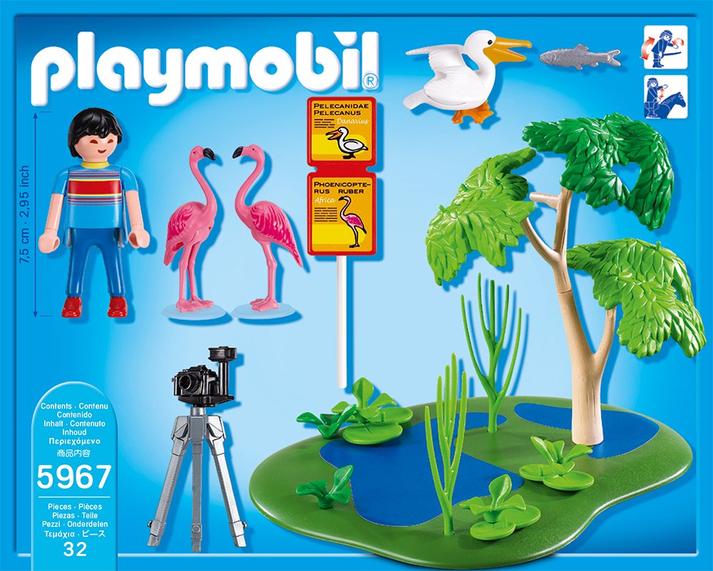 Playmobil 5967 Zoo Exhibit Flamingos