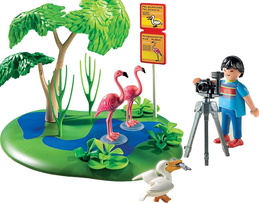 Playmobil 5967 Zoo Exhibit Flamingos