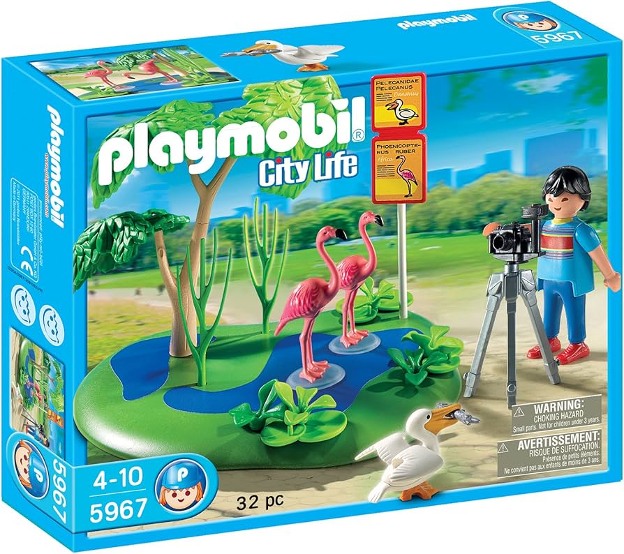 Playmobil 5967 Zoo Exhibit Flamingos