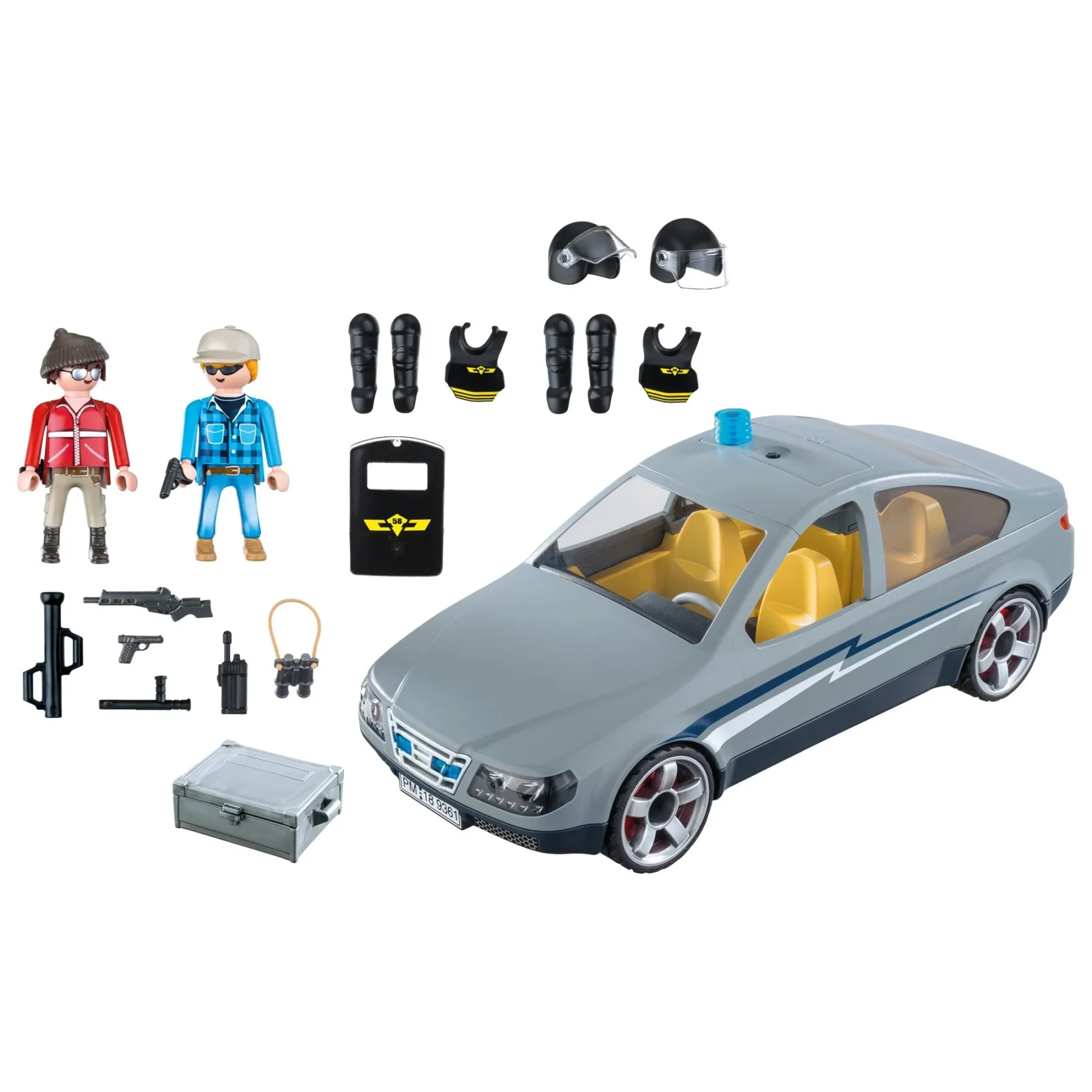 Playmobil City Action Tactical Unit Undercover Police SWAT Car 9361