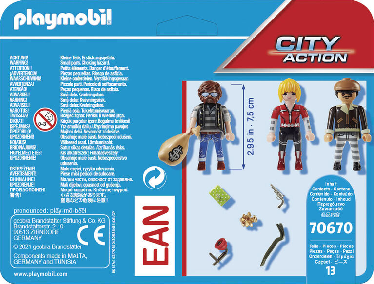 PLAYMOBIL 70670 Thief Figure Set