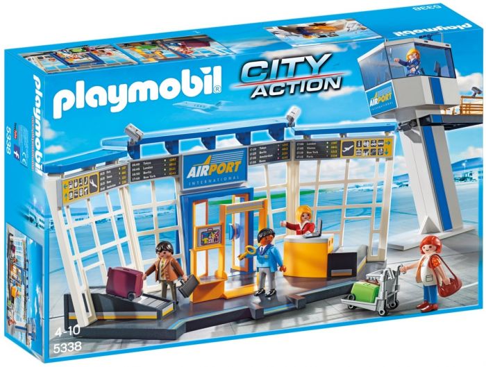 Playmobil 5338 Airport with Control Tower Building Set