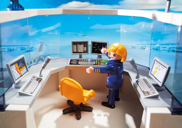 Playmobil 5338 Airport with Control Tower Building Set