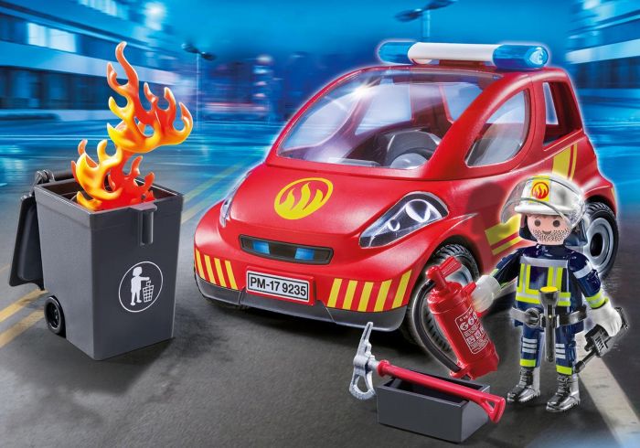 Playmobil 9235 City Action Firefighter with Car