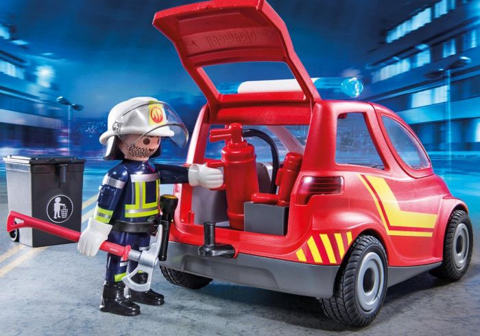 Playmobil 9235 City Action Firefighter with Car