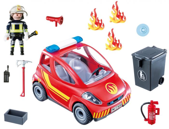 Playmobil 9235 City Action Firefighter with Car