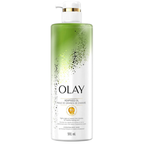 Olay Hydrating Body Wash with Hempseed Oil and Vitamin B3, 591ml/20oz