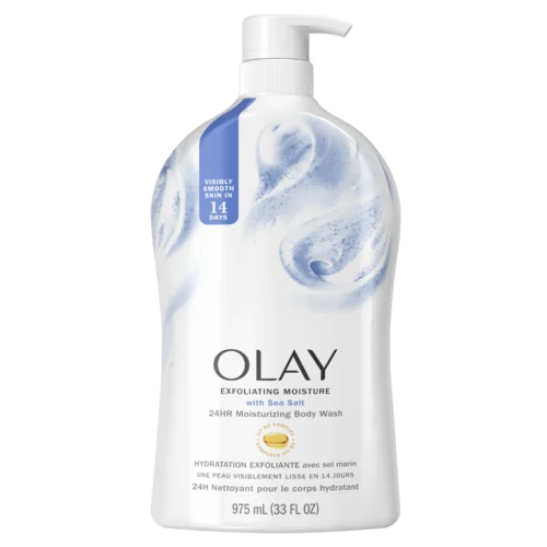 Olay Body Wash Exfoliating Moisture With Sea Salt 975ml/33oz