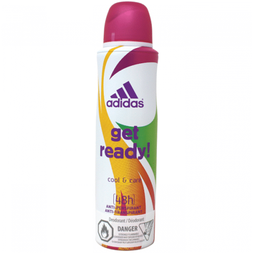 3607349805838_large ADIDAS SPRAY 150ML WOMEN COOL & CARE GET READY