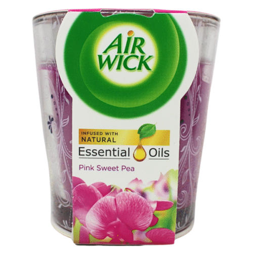 5011417564905_large Airwick Pink Sweet Pea Candle with Natural Essential Oils 105G