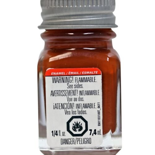 1185 Testors Flat Rust TES1185 Enamel Paint 1/4 Oz