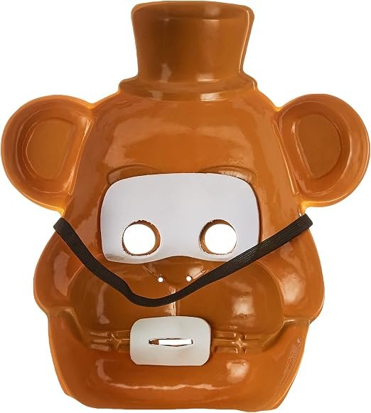 Five Nights At Freddy's: Freddy Fazbear Half Mask for Adults by Rubies, Men's No Size