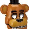 Five Nights At Freddy's: Freddy Fazbear Half Mask for Adults by Rubies, Men's No Size