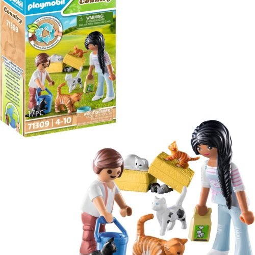 71KHDpTC5+L._AC_SL1500_ Playmobil Cat Family 71309