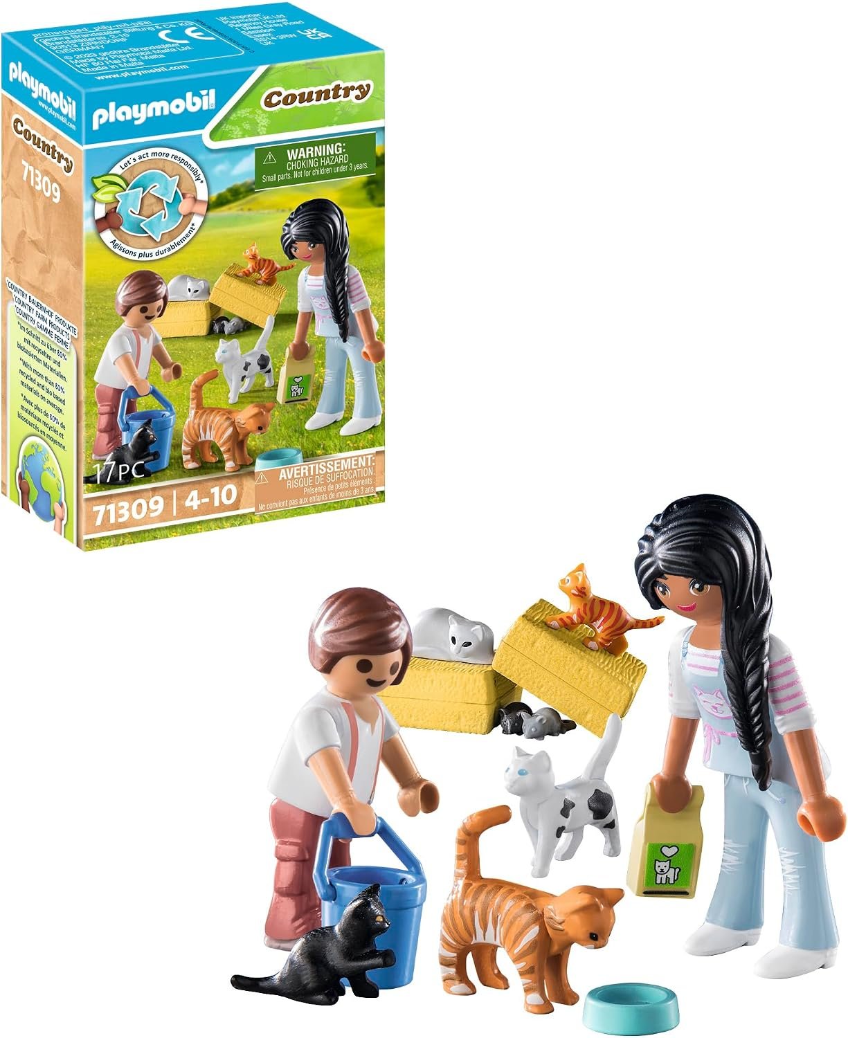 Playmobil Cat Family 71309