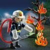 Playmobil 9093 Firefighter with Burning Tree Building Set
