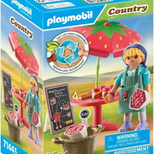71axJ2zL2dL._AC_SL1350_ Playmobil Homemade Strawberry Jam Stall 71445