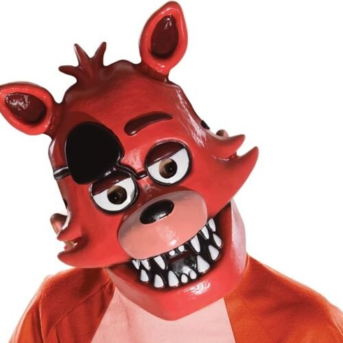 71sDnxipcfL._AC_SX679_ Rubies Five Nights At Freddy's: Foxy Half Mask for Kids, Boys Costume Mask