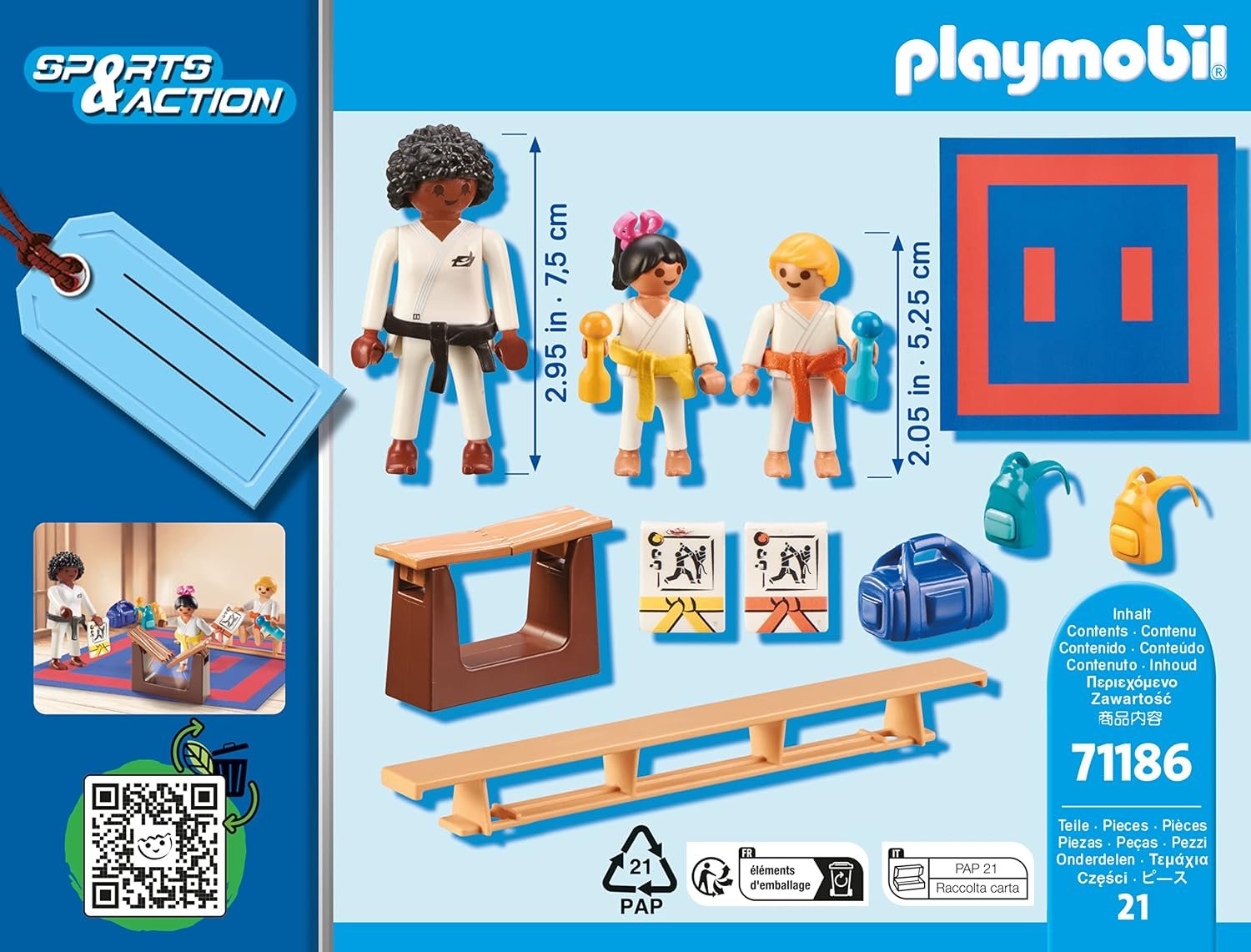 Playmobil Karate Class Gift Set 71186