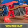 81i4px4nwBL._AC_SL1500_ Monster Jam, Supercharge Speedway Playset, Megalodon and El Toro Loco Die-Cast Monster Trucks, Light Up World Finals Track Kids Toys for Boys Ages 3+