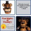 Rubies Five Nights At Freddy's: Half Mask for Kids, Boys Costume Mask, Freddy Fazbear,