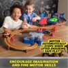 91LWar-zF6L._AC_SL1500_ Monster Jam, Supercharge Speedway Playset, Megalodon and El Toro Loco Die-Cast Monster Trucks, Light Up World Finals Track Kids Toys for Boys Ages 3+
