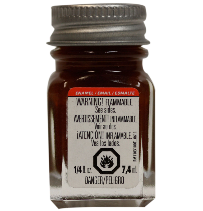 Testors Gloss Brown TES1140 Enamel Paint 1/4 Oz