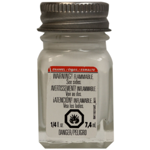 Testors Flat White TES1168 Enamel Paint 1/4 Oz