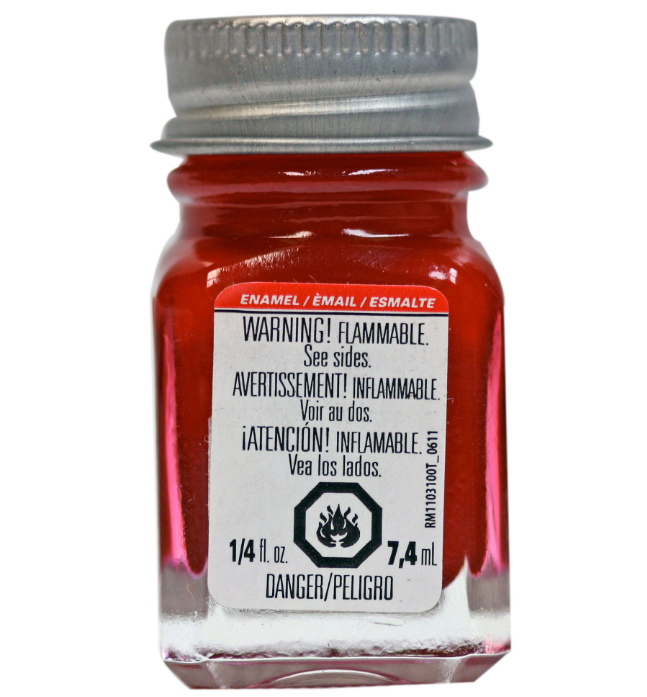 Testors Metallic Red TES1152 Enamel Paint 1/4 Oz