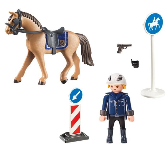 PLAYMOBIL Mounted Police Building Figure 9260