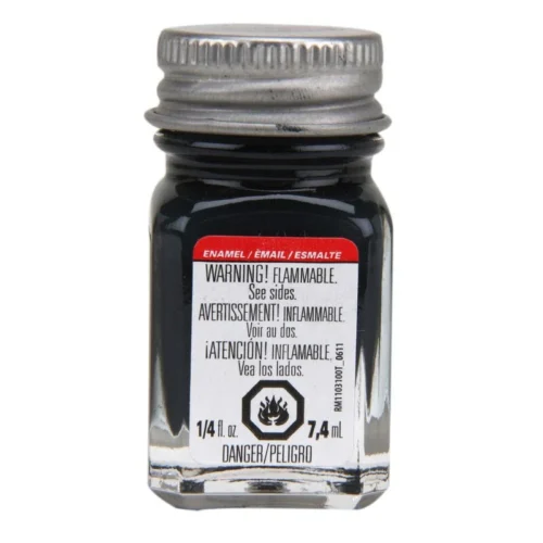 s-l1600 Testors Flat Gun Metal TES1198 Enamel Paint 1/4 Oz