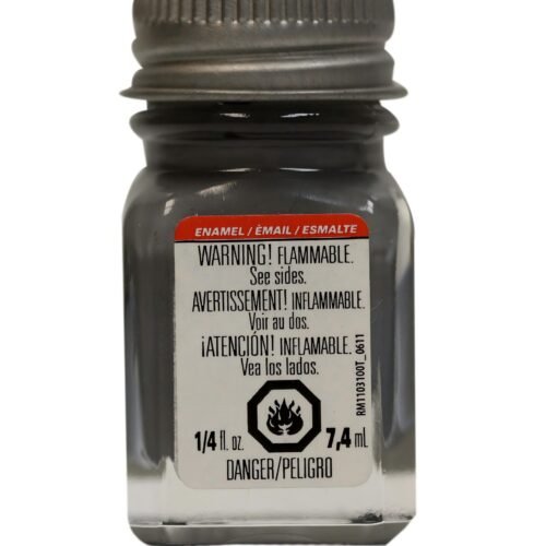 tes1163tt_a0_5zv7eha5(1) Testors Flat Gray TES1163 Enamel Paint 1/4 Oz