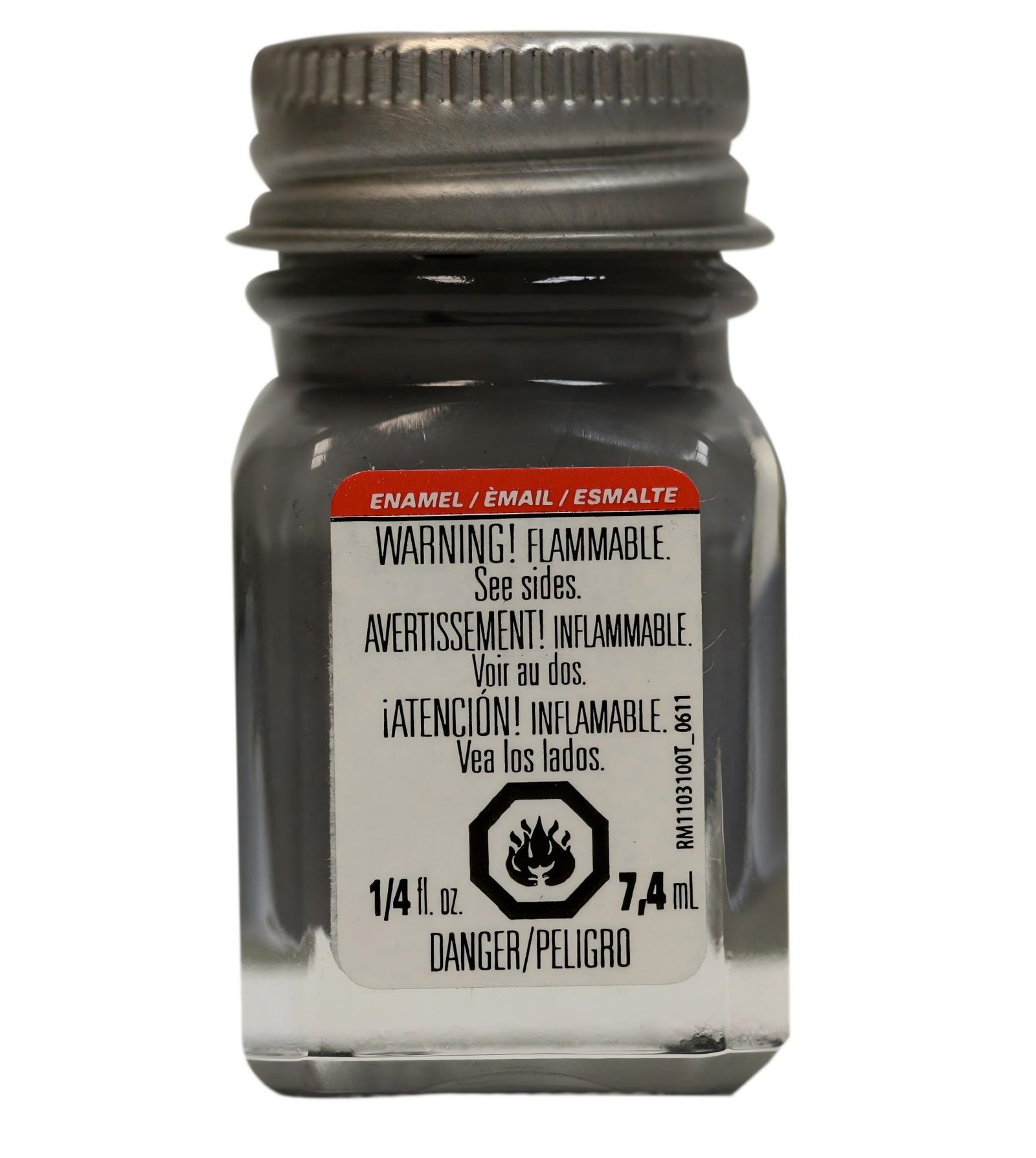 tes1163tt_a0_5zv7eha5(1) Testors Flat Gray TES1163 Enamel Paint 1/4 Oz