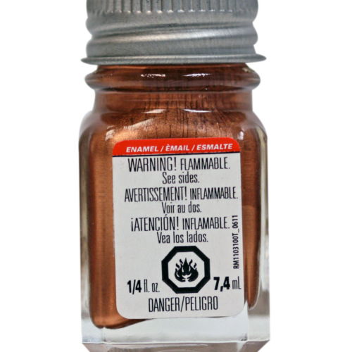 Testors Metallic Copper TES1151 Enamel Paint 1/4 Oz