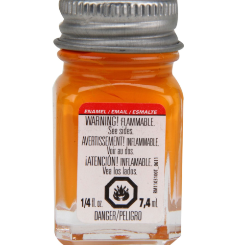 Testors Gloss Tangerine TES1126 Enamel Paint 1/4 Oz