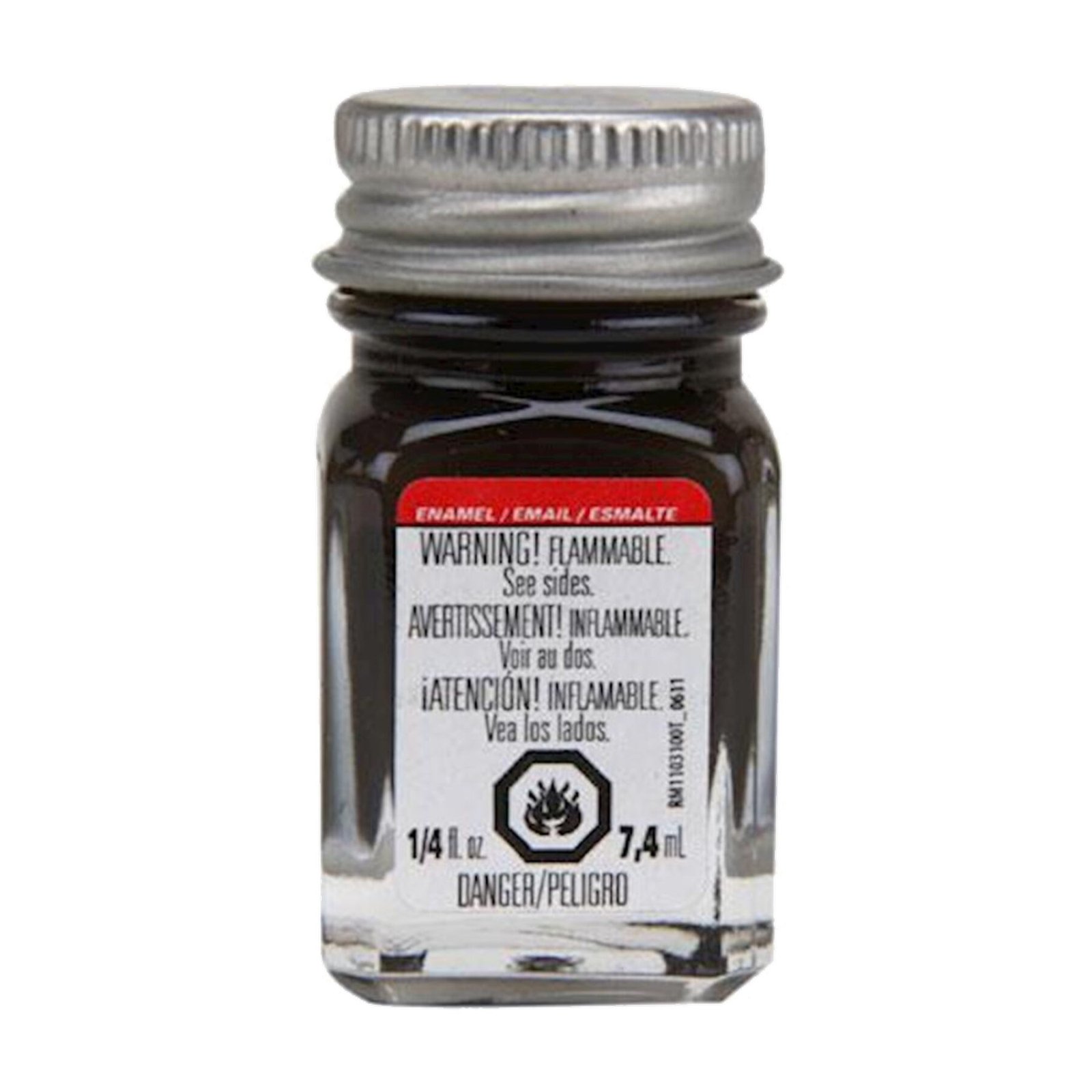 TES1121_1pack Testors Flat Dark Brown TES1121 Enamel Paint 1/4 Oz