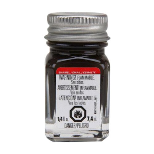 Testors Flat Dark Brown TES1121 Enamel Paint 1/4 Oz