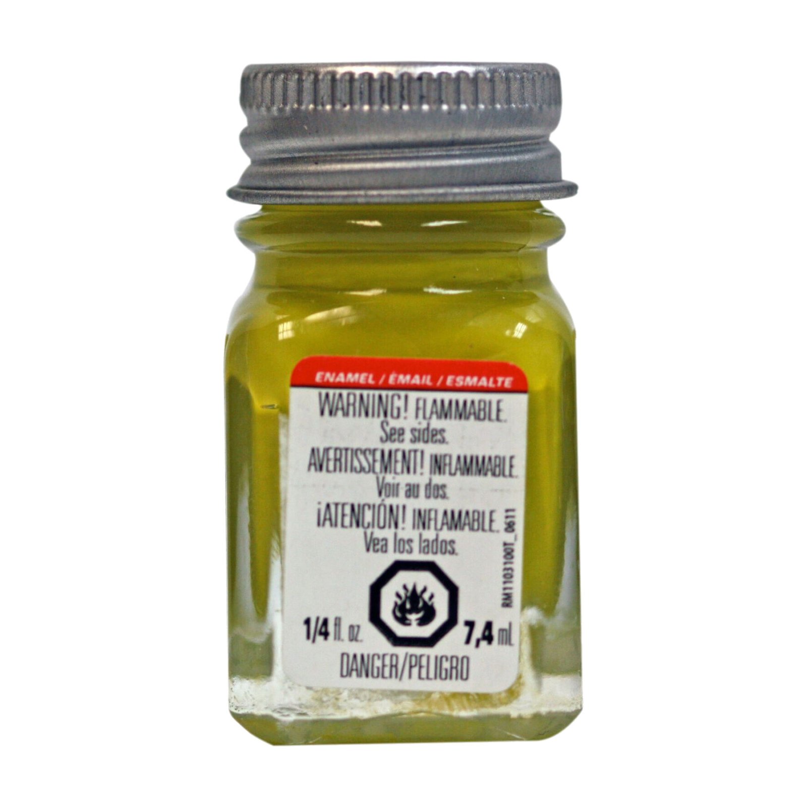 Testors Flat Zinc Chromate TES1184 Enamel Paint 1/4 Oz