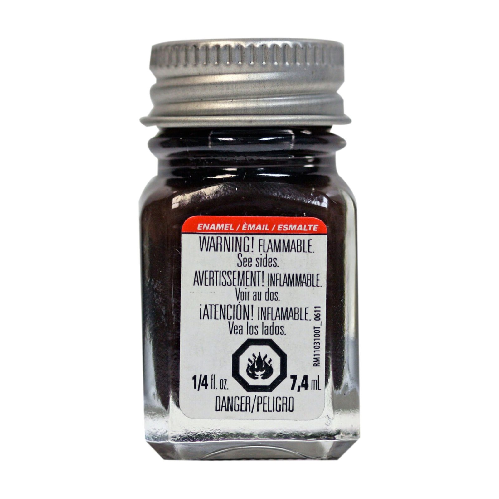 product_1pack Testors Flat Rubber TES1183 Enamel Paint 1/4 Oz